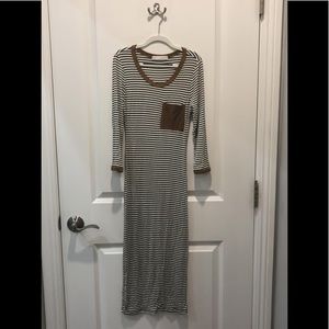 Potter’s Pot Striped Midi Dress